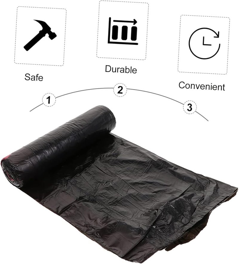 Didiseaon 10 Pack Drawstring Trash Bags Leak Proof Plastic Waste Bags for Kitchen Bathroom - Image 4